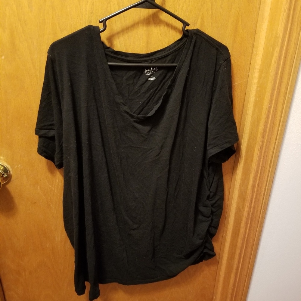 Black Maternity Top